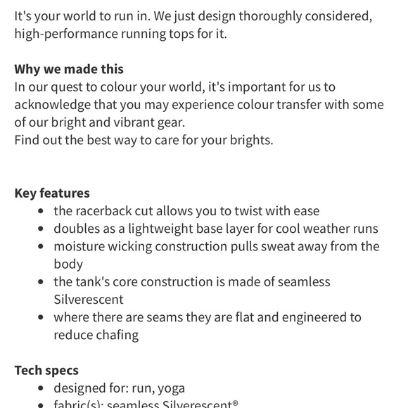 Lululemon Swiftly Technology Razorback Crop, Pretty Pink, Silverscent xstatic - Picture 9 of 12